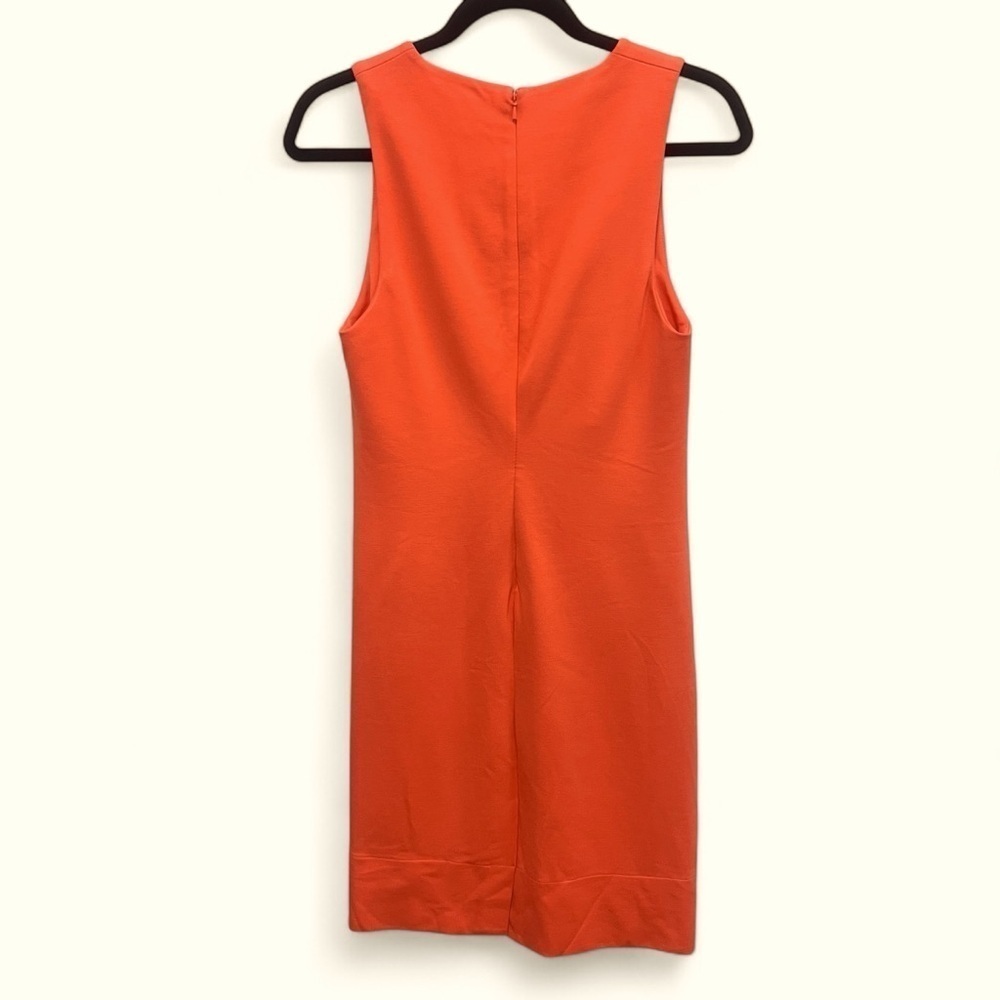 Babaton Aritzia Miguel Sleeveless Ponte Knit Sheath Dress Coral Size 10 - Picture 2 of 12